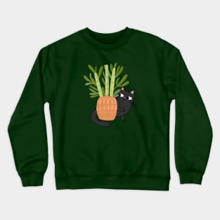 cat plant Crewneck Sweatshirt
